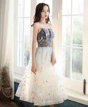 Cute Tulle Lace Short Prom Homecoming Dress