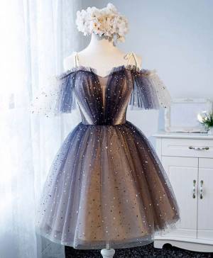 Tulle Short/Mini Cute Prom Homecoming Dress