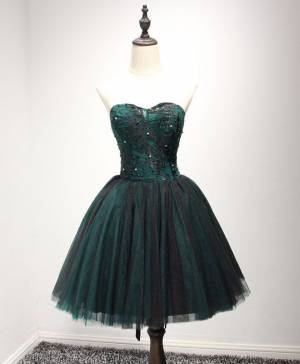 Tulle Lace A-line Short/Mini Stylish Prom Formal Dress