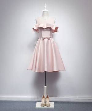 Lace A-line Short/Mini Cute Prom Evening Dress