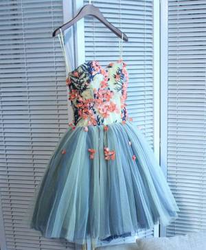 Beautiful Sweetheart A-line  Tulle Short/Mini Homecoming Dress